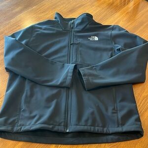 Used black men’s The North Face jacket, XL